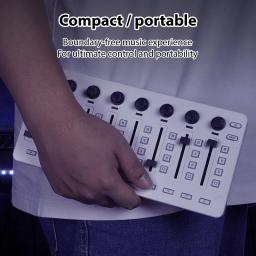 MIDI controlador misturando console, bateria de conexão BT, fonte tipo C, controlador USB, Mixer para a maioria dos instrumentos eletroacústicos - Image 2