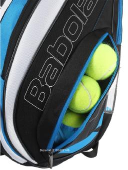 Babolat Pure Series Bag para mulheres e homens, mochila de tênis, compartimento de sapato independente, detém até 2 raquetes, original - Image 5