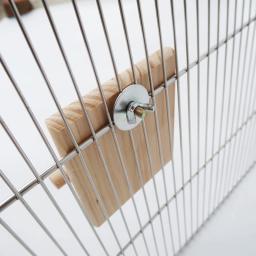 Papagaio espelho brinquedos para gaiola pendurado pássaro acessórios de madeira poleiro suporte de madeira natural balanço papagaio animais estimação itens para araras canários - Image 4