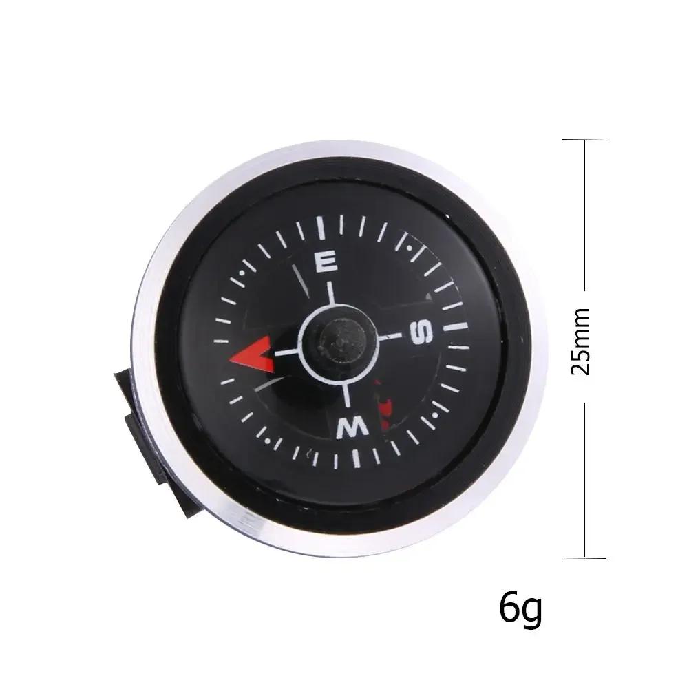Mini Portable Strap Button Watch, Bússola para pulseira Paracord, Ferramentas de caminhada ao ar livre e acampamento - Image 1
