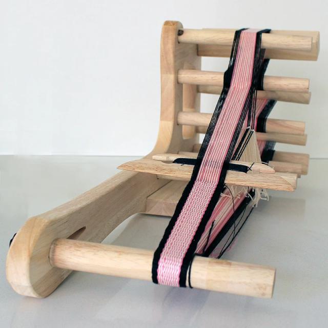 Máquina de Tricô de Madeira Grande para DIY: Crie Bolsas, Cachecóis e Acessórios com Alta Qualidade