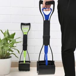 Colher portátil para cocô animais estimação, fácil uso para cães, coletor resíduos para uso externo - Image 2