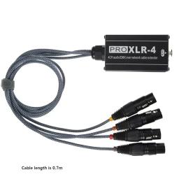 Rj45 para cabo de áudio xlr, 1 par, divisor feminino e masculino, cabo cobra, extensão de rede, palco, gravação em estúdio - Image 4