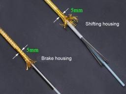 3m 5mm mtb bicicleta de estrada desviador de freio cabo tecelagem linha tubo habitação tubo mudança velocidade variável fio de freio habitação - Image 4