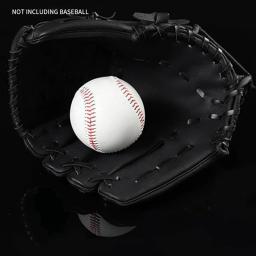 Outdoor Sports Baseball luva para homens e mulheres, Softball equipamentos de prática, trem da mão direita, preto, 11,5 ", 2X - Image 2