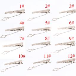 Clipe de metal para homens, fecho gravata de casamento, barra de cristal, acessórios masculinos, joias, cavalheiro, 1pc - Image 5