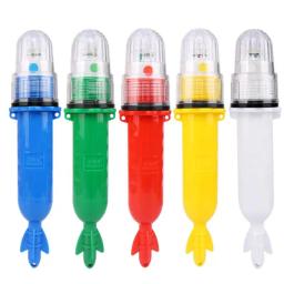 Luz LED subaquática para pesca, luz controlada, luz de sinal de peixe, flash marinho, luz de advertência, luz flutuante, 3V - Image 1