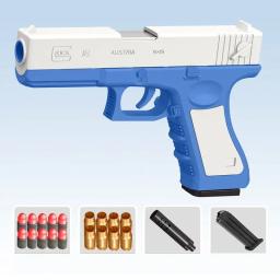 Arma de brinquedo bala macia para meninos e meninas, espuma dardos, Shell ejeção, Desert Eagle, Airsoft pistola, jogos ao ar livre - Image 2