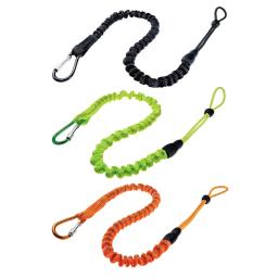 Cordão de ferramentas portátil com mosquetão de bloqueio, corda de segurança de nylon, corda antiqueda para escalada, trabalho aéreo, 2pcs - Image 1