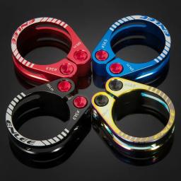 Enlee braçadeira de espigão de bicicleta, braçadeira cnc de liga de alumínio para selim de ciclismo, 31.8mm 34.9mm, peças de bicicleta, acessórios de selim - Image 6