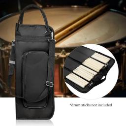 Oxford Cloth Drum Sticks Gig Bag, Handy Strap, Gripped Handle Pocket, algodão acolchoado, resistente à água, 600D, 5mm - Image 1