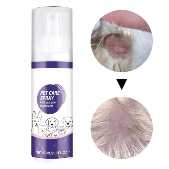 Spray para Cuidados com a Pele de Cães e Gatos: Cura, Reparação e Alívio da Coceira