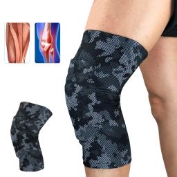 1Pcs Anti-Slip Honeycomb Knee Pads Protector Long Compression Leg Sleeve para Homens Mulheres Adulto Voleibol Baseball Football - Image 2
