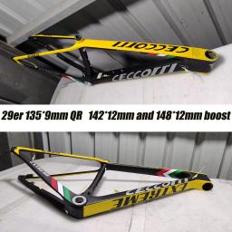 CECCOTTI-Quadro De Carbono De Bicicleta De Montanha, 29er MTB Quadro, Alta Qualidade, Frameset De Bicicleta, Preço De Fábrica - Image 1