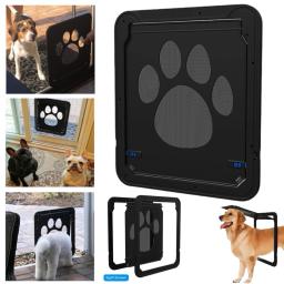 Porta de tela magnética para animais de estimação, porta Flap, janela Flap, Dog Gate, cachorro e gatinho, Pet Door, Security Lock, Home Garden, pequeno - Image 1