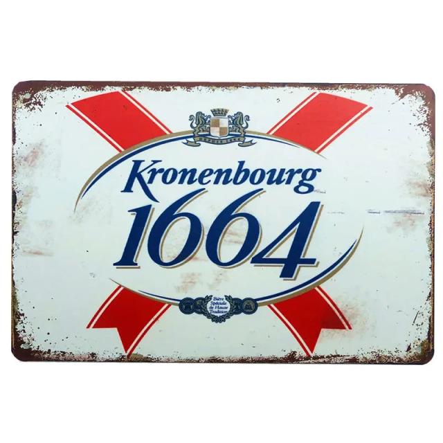 Cerveja Vintage: Placa Decorativa Retro para Bar, Pub, Garagem e Oficina