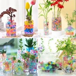 Crescente Água Beads Gel Bola Blaster, Rainbow Color Splatrball, Toy Gun, Crystal Clear, Recarga Munição Splat Bullets, 7-8mm - Image 5