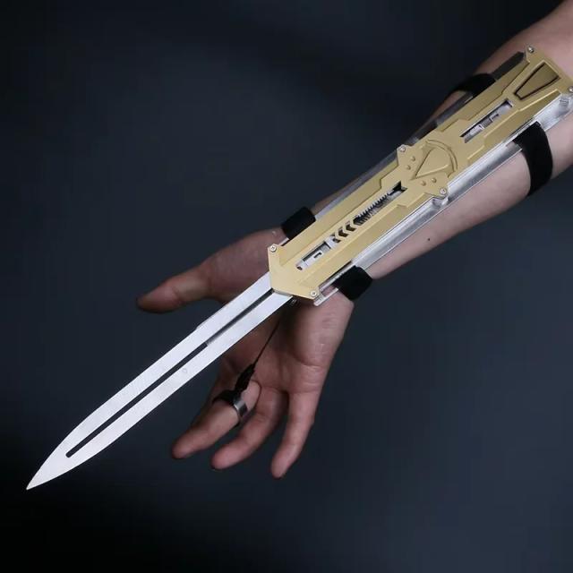 Manga de Metal para Lâmina Escondida - Acessório de Ejeção para Filmes e Trajes
