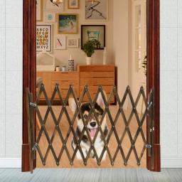 Madeira Expansível Pet Safe Fence, Painel De Portão, Barreira De Separação, 33-110cm, Cães - Image 4