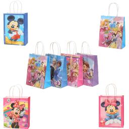 Wrapping de papel para embrulho de presente, 6 unidades, 21x15cm, disney, tema frozen, princesa, av, desenho animado, suprimentos para compras e festas - Image 1