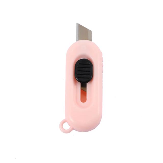 Mini Faca Kawaii Utility com Chaveiro e Cortador de Papel para Artesanato e Escritório