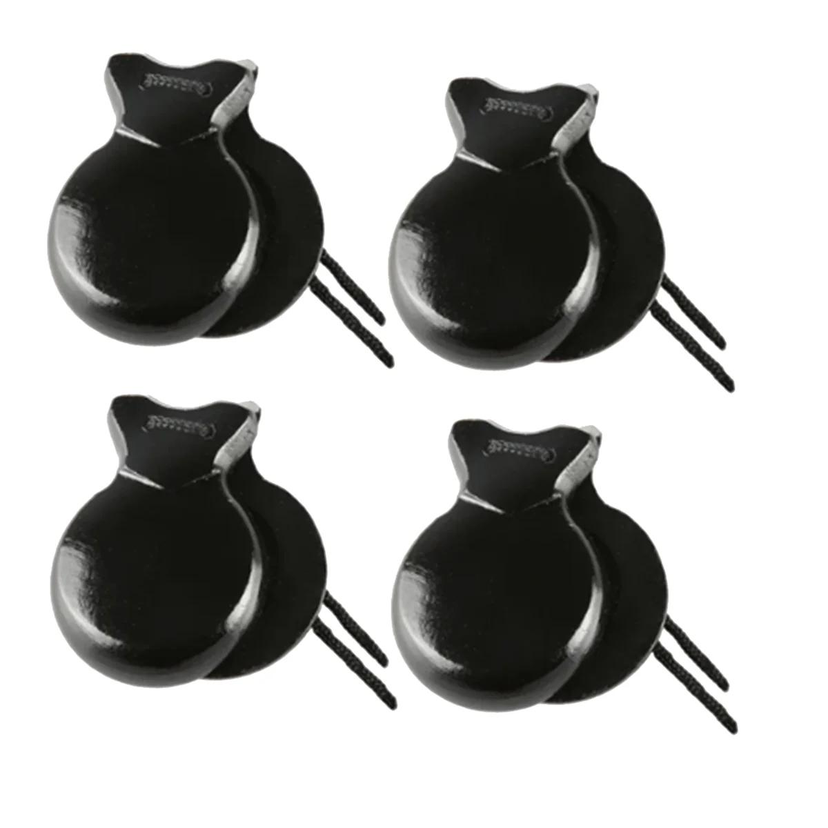 Castors Flamenco Tradicional Espanhol, Percussão De Mão De Madeira, Instrumento De Música Para Iniciantes, 4Pcs - Image 1
