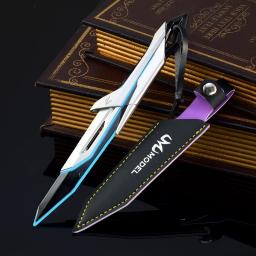 Arma Melee Valorant com Coldre, Faca Xerold FANG, Modelo de Liga, Espada Cosplay, Coleção Enfeites, Brinquedos Traning, 20cm - Image 5