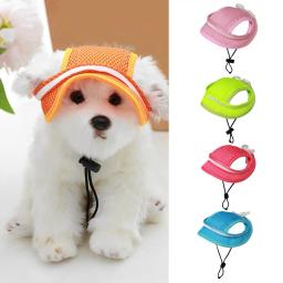 Bonito cão gato protetor solar Cap, Atraente decorativo Pet Sun Hat, Headwear leve respirável, Produto Pet - Image 4