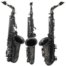 SLADE-Saxofone Alto para Iniciantes, Conjunto completo com Case, Bocal Strap, Reed, várias cores, E Flat, estudantes - Image 4