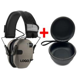 Earmuffs Tiro Eletrônico, Caça Tática, Headset Amplificação de Som, Proteção Orelha, Anti-Noise Ear Muff, Esportes ao ar livre - Image 1