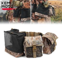 Dove cinto com bolsa de jogo concha garrafa sacos camo pássaro bolsa ajustar 6mm respirável malha grossa cinto tiro caça treinamento do cão - Image 1