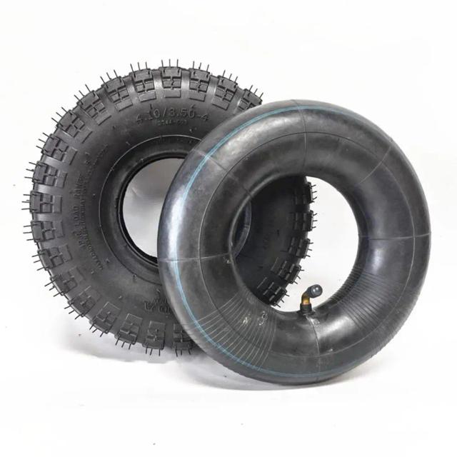 Pneus de Alta Performance para Trotinetes de Três Rodas - Internos e Externos, Tubo Engroçado 4.10/3.50-4, 260x85, 10.4
