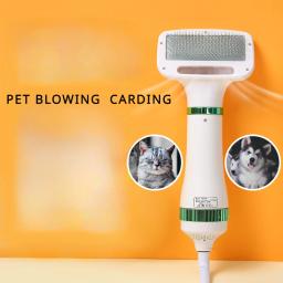 Pet cabelo secador e escova, Grooming Blower e pente para gatos e cães, Secagem rápida e desembaraçar - Image 1