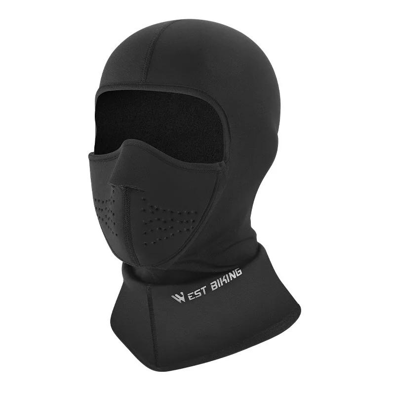 Bicicleta OCIDENTAL-Ciclismo Esporte Balaclava com Magnetic Quick Open e Close, Cap Ciclismo Respirável, Capa Facial Quente, Camping Ao Ar Livre, Ski Bike Hat, Inverno - Image 1