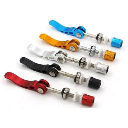 1/2/6 pçs m6 x65mm bicicleta de liberação rápida alumínio selim braçadeira espigão tubo braçadeira porca bloqueio sela para estrada mtb bicicleta - Image 4