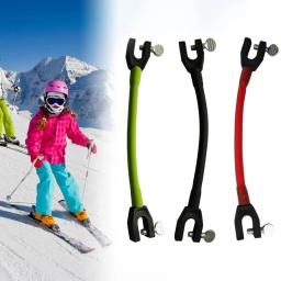 Mais novo conector de ponta de esqui iniciantes inverno crianças adultos auxílio de treinamento de esqui ao ar livre exercício esporte snowboard acessórios - Image 2