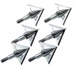 Box Head Arrows Broadheads para caça e tiro com arco, Aplicar para arco composto e bestas, Recoil Shooting Arrowheads, 6pcs - Image 3
