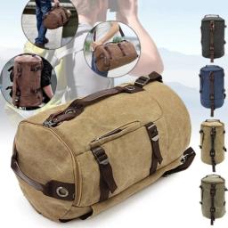 Bolsa de viagem de lona para homens de grande capacidade, mochila alpinismo, 5 cores - Image 1