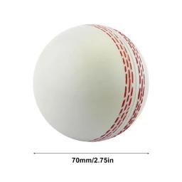 PU Formação Cricket Bolas, Bola de tênis, interior e exterior, Jardim e Praia Prática, 3PCs - Image 6