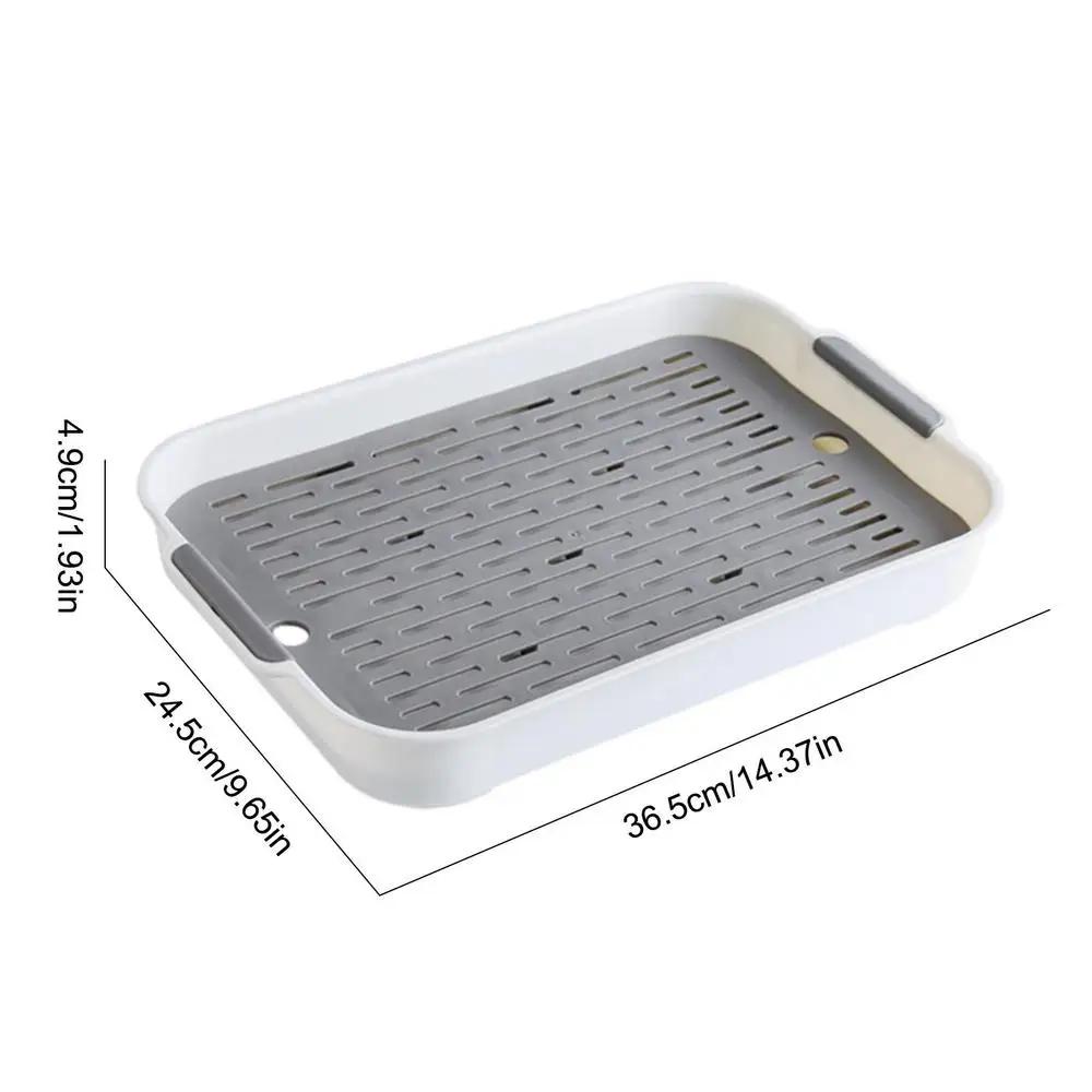 Bandeja de lixo para animais, Bandeja de lixo com drenagem, Pequenos suprimentos para animais, Dog Scooper - Image 1