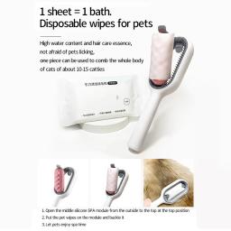 Geral Pet Grooming Brush, uso lateral duplo, cabelo pegajoso flutuante, pente de gato, suprimentos de limpeza para cães - Image 6