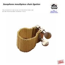 Acessórios para saxofone, saxofone de metal, baquelite, peça de saxofone, ligação em corrente, dukoff beechler lebayle link style - Image 1