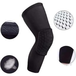Compressão Joelheiras para Voleibol, Basquete, Ginásio De Treinamento, Protetor De Apoio Do Joelho, Futebol Shin Guards, 1Pc - Image 2