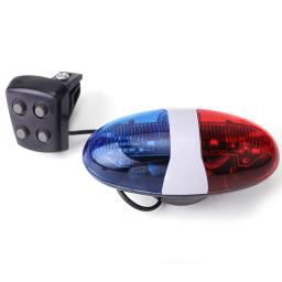 Luz dianteira de bicicleta com 6 led, sirene, buzina elétrica para ciclismo - Image 5