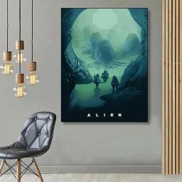 DIY alienígena diamante pintura kit, bordado, pintura a óleo cor, handmade mosaico arte, decoração de casa, 5d, novo, 2024 - Image 2