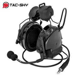TAC-SKY comtac capacete arco rápido faixa suporte versão caça ao ar livre com cancelamento de ruído captador tático fone de ouvido comtac iii - Image 5