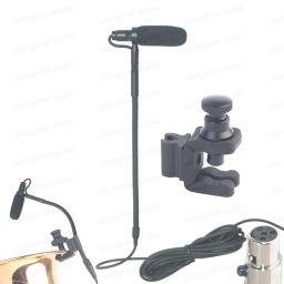 Instrumento musical microfone condensador para saxofone gooseneck orquestra microfone captador para cinto-pack transmissor sistema sem fio - Image 4