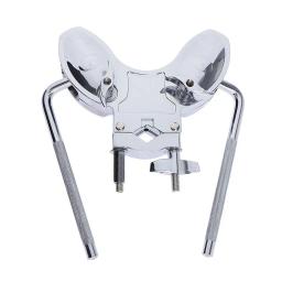 Sólido Double Tom Stand Holder Drum Set, montar peças de hardware, Stand Bracket - Image 2