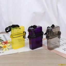 Surf & mergulho à prova dwaterproof água flutuante caixa seca cápsula recipiente de armazenamento plástico cigarro caso com pescoço cordão esportes aquáticos - Image 2