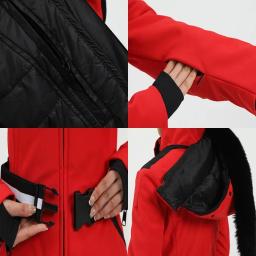 Casaco de snowboard feminino, Fato de treino quente, Casacos de neve, Casacos esportivos, Exterior, Esqui, Montanha, Inverno, 2022 - Image 3